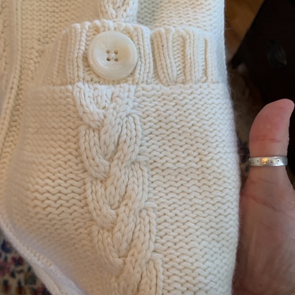 Talbots cotton angora blend scarf with pockets. Never used - Picture 3 of 6